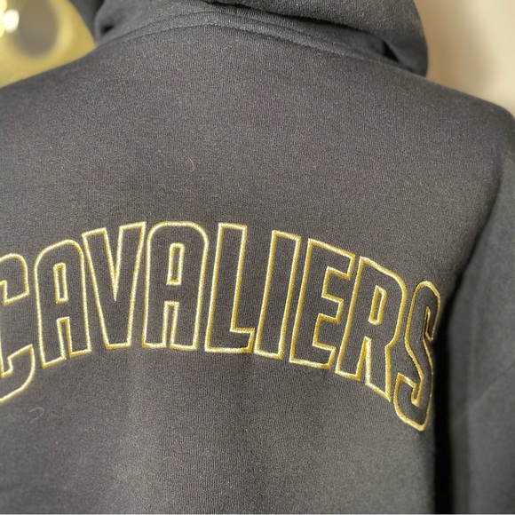 Adidas Cleveland Cavaliers The Association X-Large Full Zip Hoodie Black, Red - Picture 9 of 9